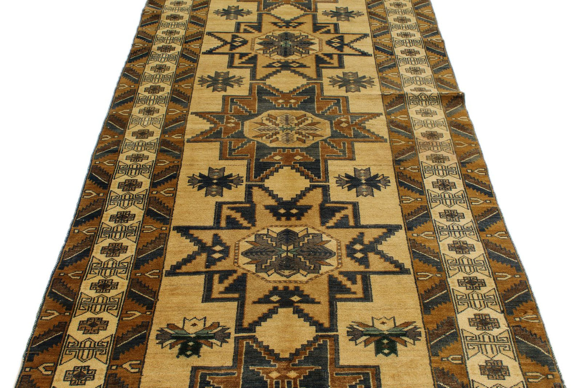 4x11 Ivory Turkish Tribal Runner