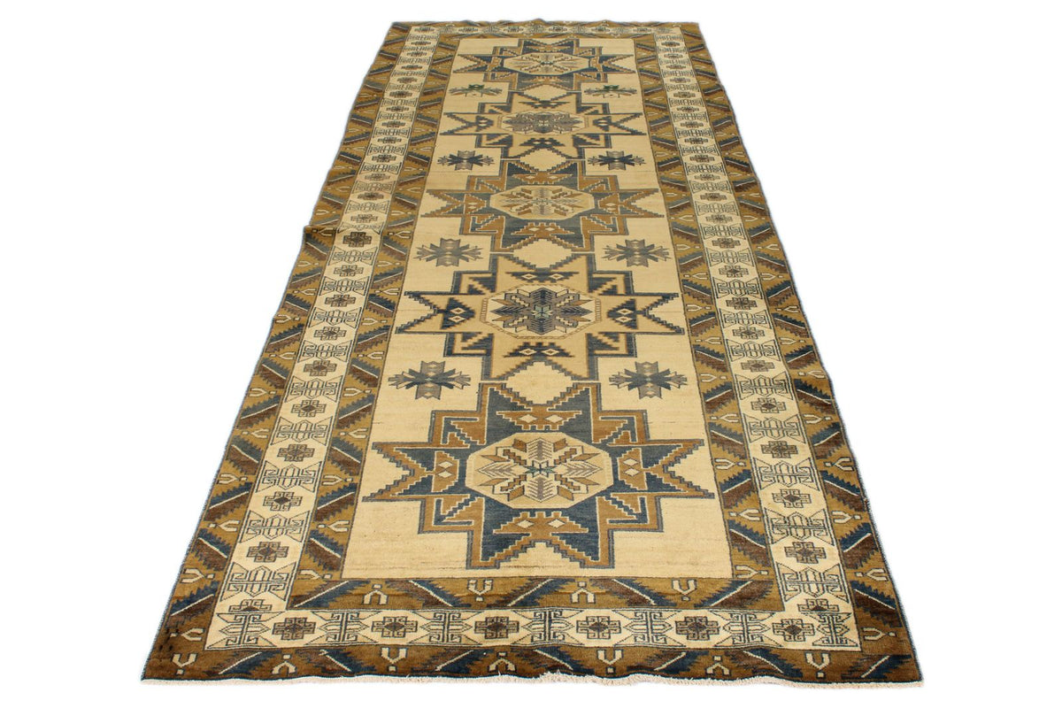 4x11 Ivory Turkish Tribal Runner