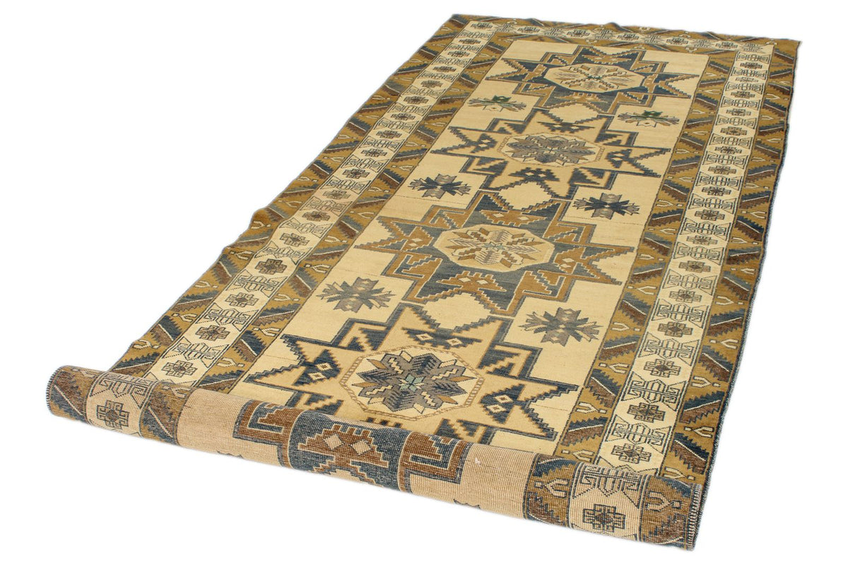 4x11 Ivory Turkish Tribal Runner