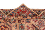 6x9 Peach and Red Kazak Tribal Rug