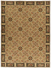 10x14 Ivory and Black Anatolian Traditional Rug