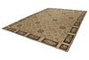 10x14 Ivory and Black Anatolian Traditional Rug