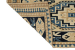 3x12 Off White and Blue Turkish Milas Runner