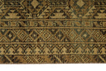 4x6 Brown and Brown Turkish Tribal Rug