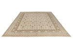 9x12 Ivory Turkish Tribal Rug