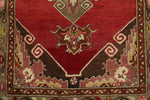 4x11 Red and Green Turkish Tribal Runner