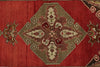 4x11 Red and Green Turkish Tribal Runner