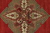 4x11 Red and Green Turkish Tribal Runner