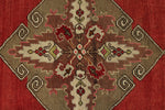 4x11 Red and Green Turkish Tribal Runner