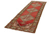 4x11 Red and Green Turkish Tribal Runner