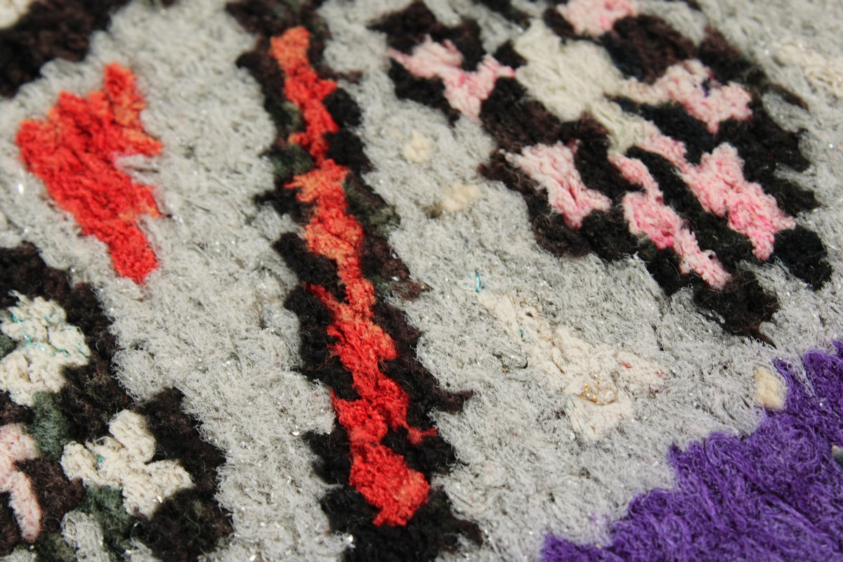 3x12 Red and Purple Turkish Tribal Runner