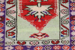 3x12 Red and Purple Turkish Tribal Runner