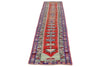 3x12 Red and Purple Turkish Tribal Runner