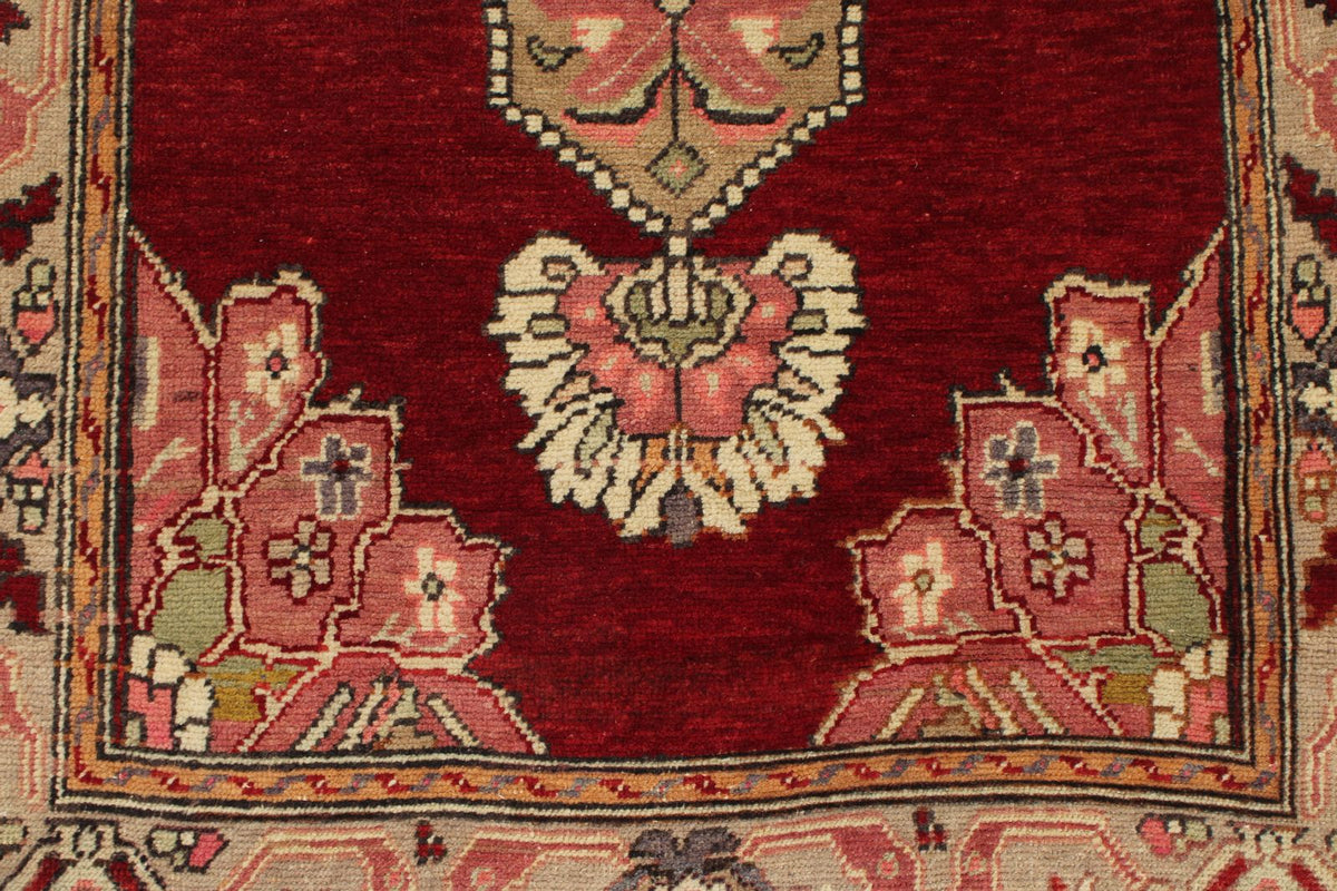 4x11 Red and Ivory Turkish Tribal Runner