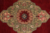 4x11 Red and Ivory Turkish Tribal Runner