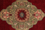 4x11 Red and Ivory Turkish Tribal Runner