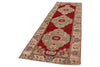4x11 Red and Ivory Turkish Tribal Runner