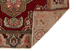 4x11 Red and Ivory Turkish Tribal Runner