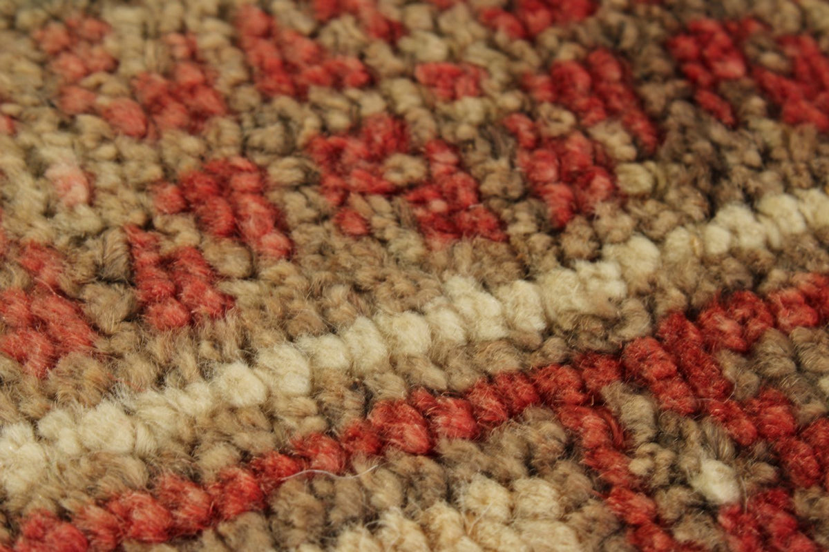 5x9 Red and Green Turkish Tribal Rug