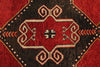 4x13 Red and Brown Turkish Tribal Runner