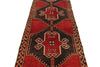 4x13 Red and Brown Turkish Tribal Runner