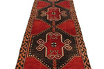 4x13 Red and Brown Turkish Tribal Runner