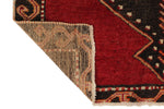4x13 Red and Brown Turkish Tribal Runner