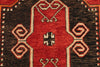 4x13 Red and Brown Turkish Tribal Runner