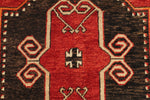 4x13 Red and Brown Turkish Tribal Runner