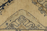 4x11 Ivory and Blue Turkish Tribal Runner