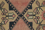 3x10 Pink and Gold Turkish Tribal Runner