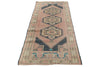 3x10 Pink and Gold Turkish Tribal Runner