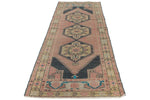 3x10 Pink and Gold Turkish Tribal Runner