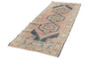 3x10 Pink and Gold Turkish Tribal Runner