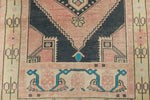 3x10 Pink and Gold Turkish Tribal Runner