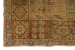 5x13 Ivory and Brown Turkish Tribal Runner