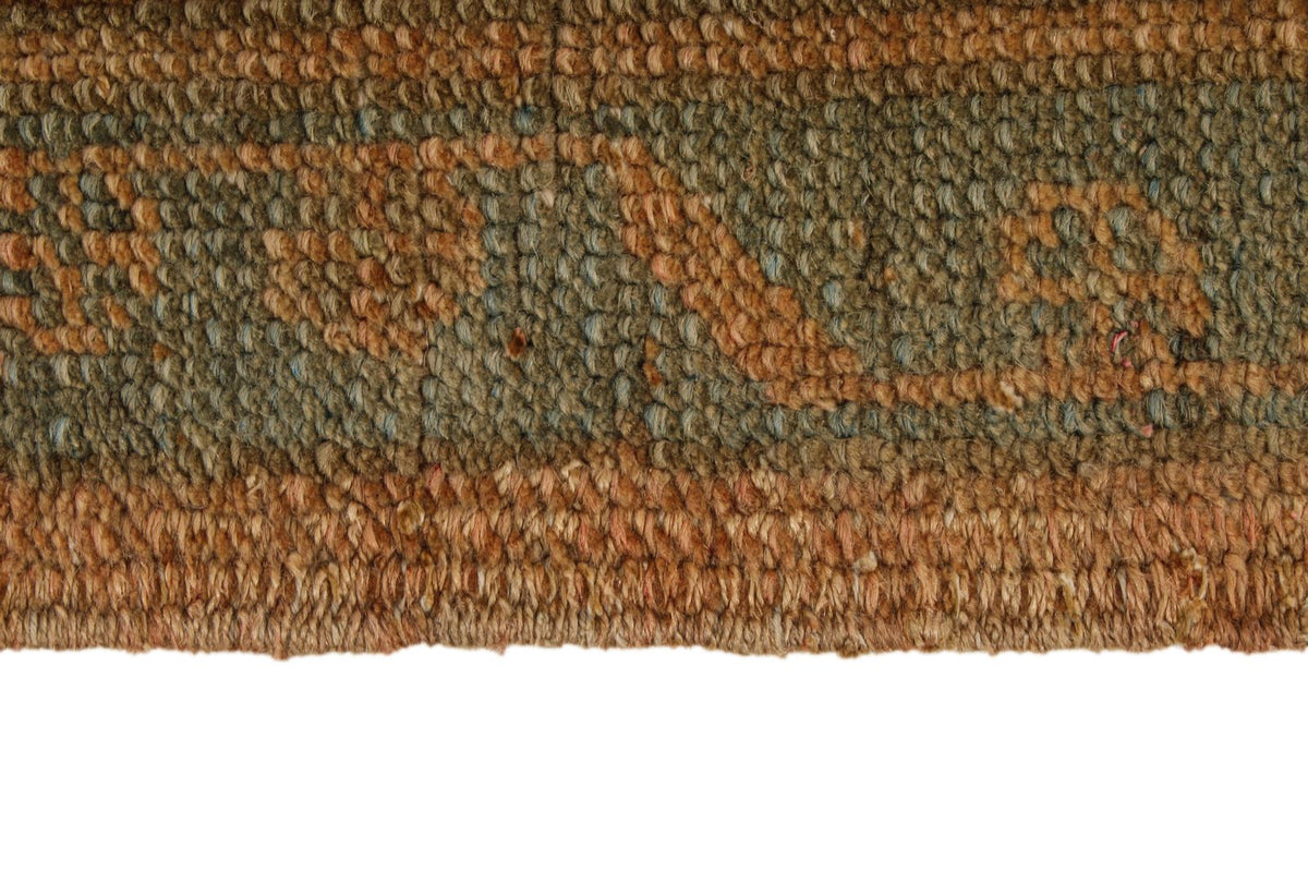 5x13 Ivory and Brown Turkish Tribal Runner