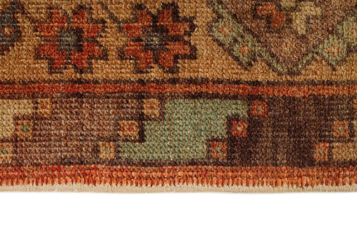 5x13 Rust and Multicolor Turkish Tribal Runner