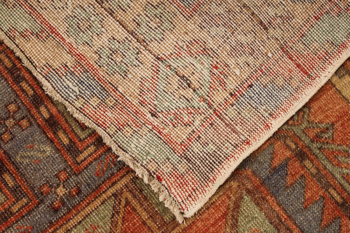 5x13 Rust and Multicolor Turkish Tribal Runner