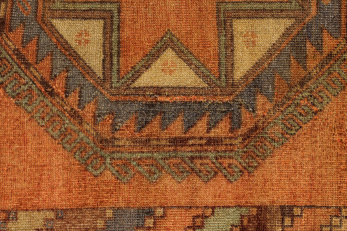 5x13 Rust and Multicolor Turkish Tribal Runner