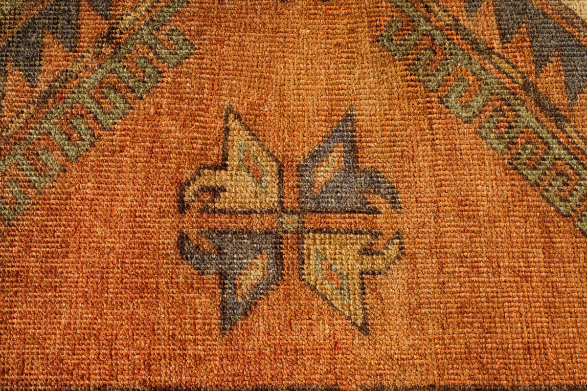 5x13 Rust and Multicolor Turkish Tribal Runner