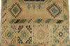 3x13 Ivory and Green Turkish Tribal Runner