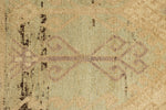 3x13 Green and Ivory Turkish Tribal Runner