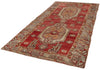 5x10 Red and Brown Turkish Tribal Runner