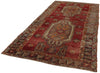5x10 Red and Brown Turkish Tribal Runner