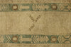 5x11 Ivory and Green Turkish Tribal Runner