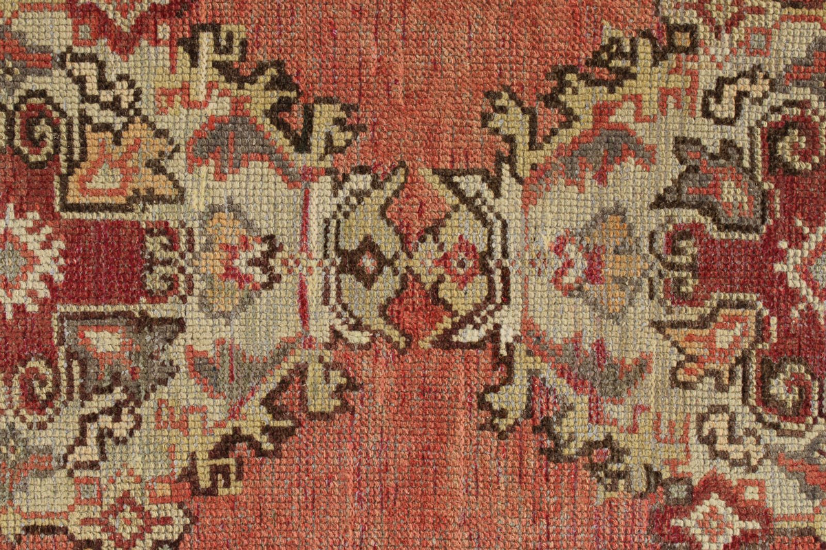 3x10 Rust and Gold Turkish Tribal Runner