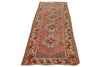3x10 Rust and Gold Turkish Tribal Runner