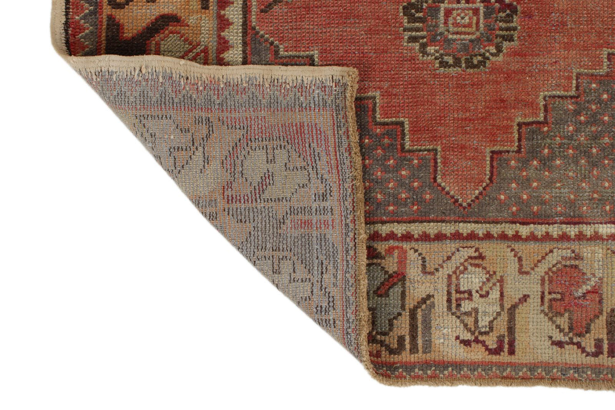 3x10 Rust and Gold Turkish Tribal Runner