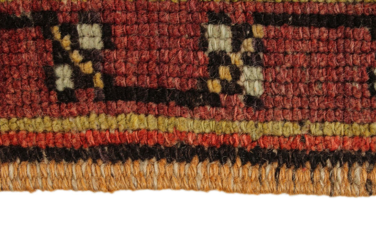 5x12 Red and Gold Turkish Tribal Runner